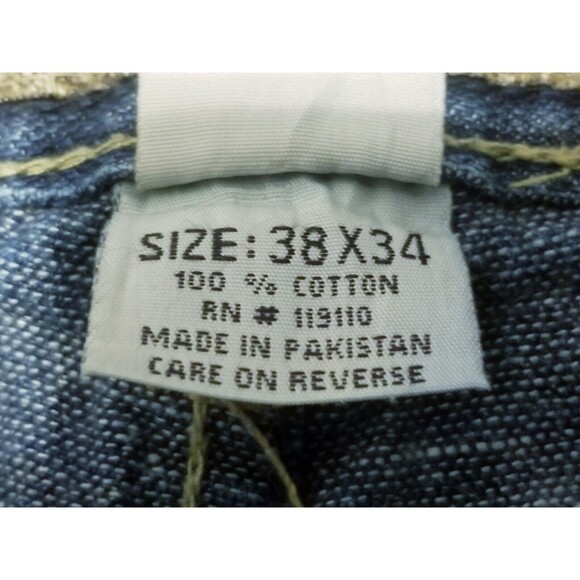 Soulland Vintage Jeans Men's 38x34 Loose Distressed Y2K Hip Hop Skater (36x33) - Picture 6 of 6